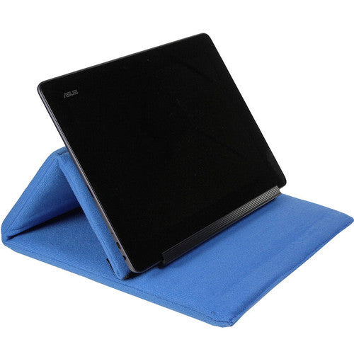 ALZO Tablet Lounger y Valise Soporte Plegable Bolsa de Nylon Azul