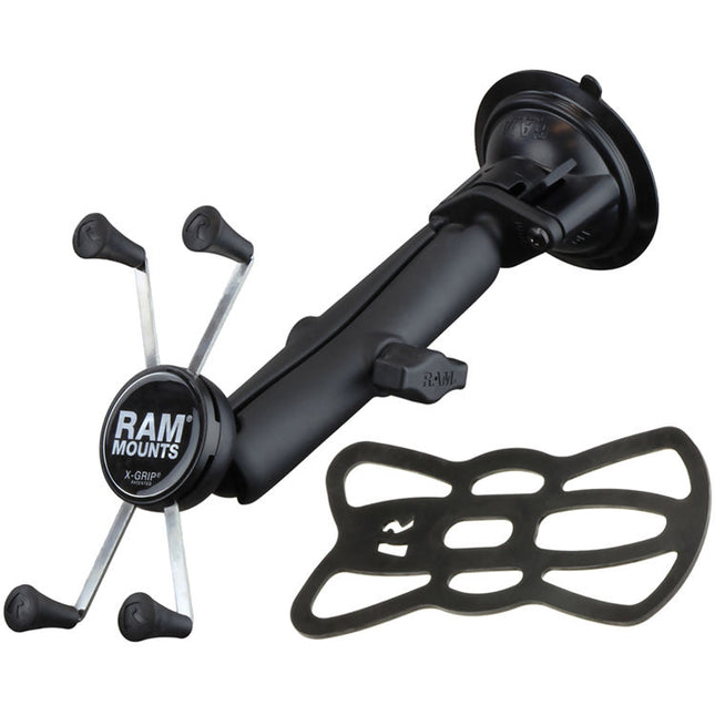 RAM Mounts Twist Lock Soporte Ventosa con X-Grip Universal para Phablet 1.75-4.5" y Base de 3.3"
