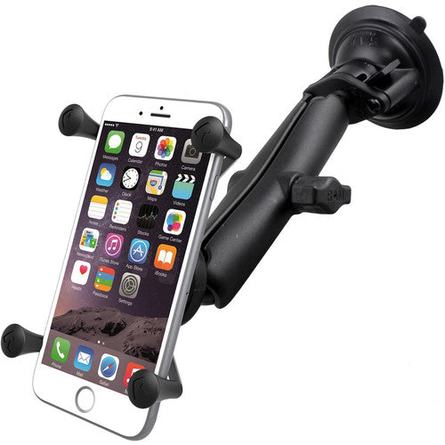 RAM Mounts Twist Lock Soporte Ventosa con X-Grip Universal para Phablet 1.75-4.5" y Base de 3.3"
