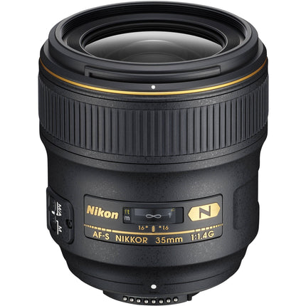 Nikon AF-S NIKKOR 35mm f1.4G Objetivo F-Mount FX con motor silencioso y diafragma 9 hojas