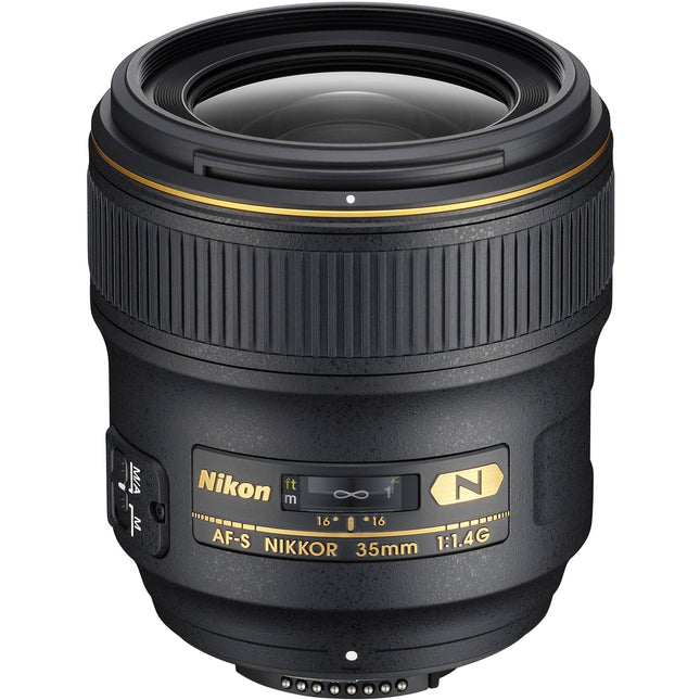 Nikon AF-S NIKKOR 35mm f1.4G Objetivo F-Mount FX con motor silencioso y diafragma 9 hojas