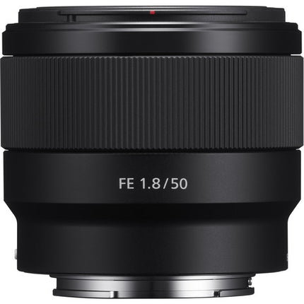 Sony FE 50mm f1 8 Objetivo Full Frame f1 8 a f22 con Motor DC y Capuchón