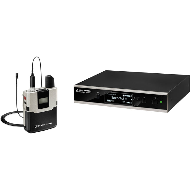 Sennheiser SpeechLine Digital Wireless SL Lavalier Sistema de Micrófono Inalámbrico con Kit Rackmontaje y Batería Recargable 15 Horas