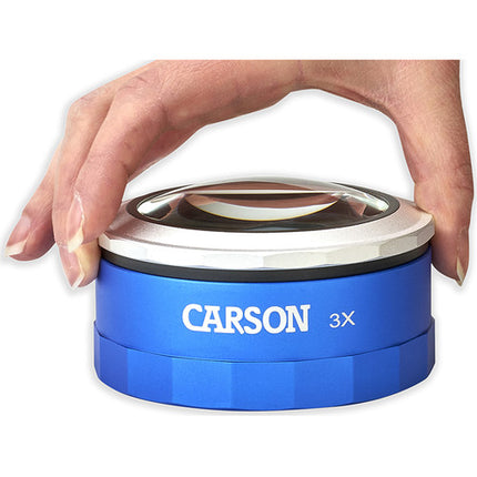 Carson MagniTouch MT-33 Lupa Táctil 3x con 3 LEDs y Zoom Ajustable