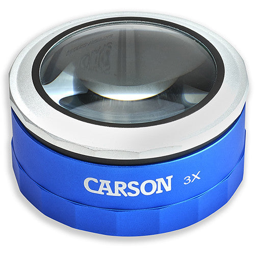 Carson MagniTouch MT-33 Lupa Táctil 3x con 3 LEDs y Zoom Ajustable