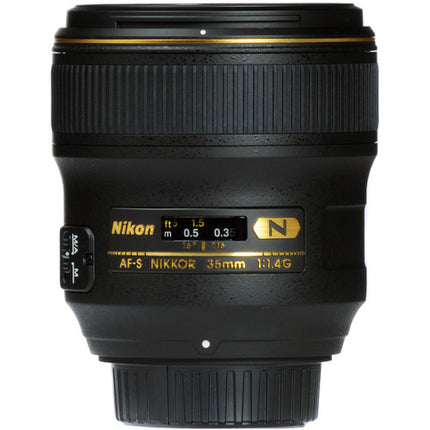 Nikon AF-S NIKKOR 35mm f1.4G Objetivo F-Mount FX con motor silencioso y diafragma 9 hojas