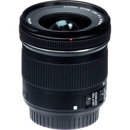 Canon EF-S 10-18mm f4.5-5.6 IS STM Lente Gran Angular APS-C con Estabilizador Óptico