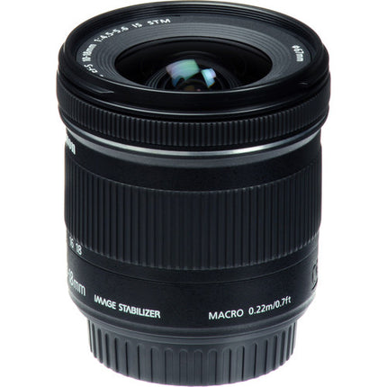Canon EF-S 10-18mm f4.5-5.6 IS STM Lente Gran Angular APS-C con Estabilizador Óptico