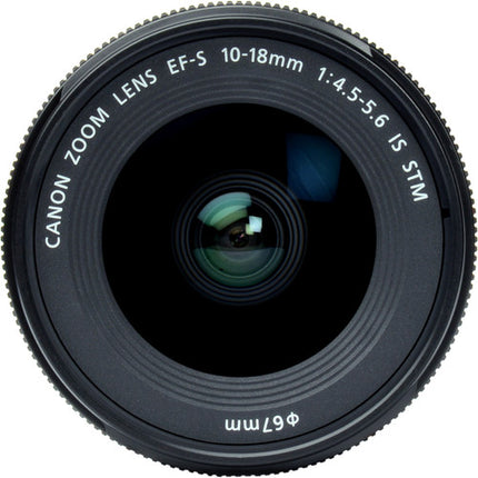 Canon EF-S 10-18mm f4.5-5.6 IS STM Lente Gran Angular APS-C con Estabilizador Óptico