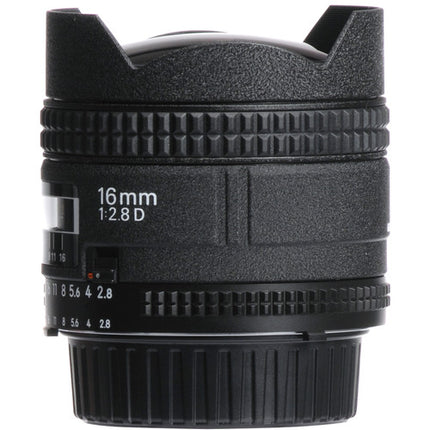 Nikon AF Fisheye-NIKKOR 16mm f2.8D Objetivo Gran Angular 180° F-Mount FX