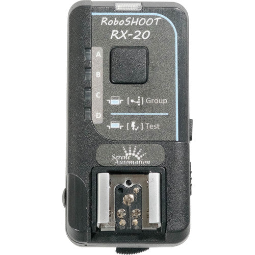 RoboSHOOT RX-20 receptor para cámaras Fujifilm X-Series con alcance 36-36 m y 4 grupos