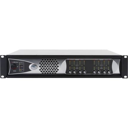 Amplificador de potencia Ashly 8 canales 2000W con tarjetas OPDAC8 y OPDante Low-Z garantía 5 años