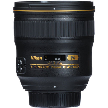 Nikon AF-S NIKKOR 24mm f/1.4G ED Objetivo con apertura f/1.4 y 77mm protector de lente