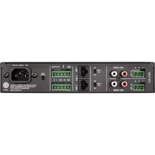 JBL CSA 2120Z Amplificador de Audio 2 x 120W 4 8 Ohm Euroblock Rack
