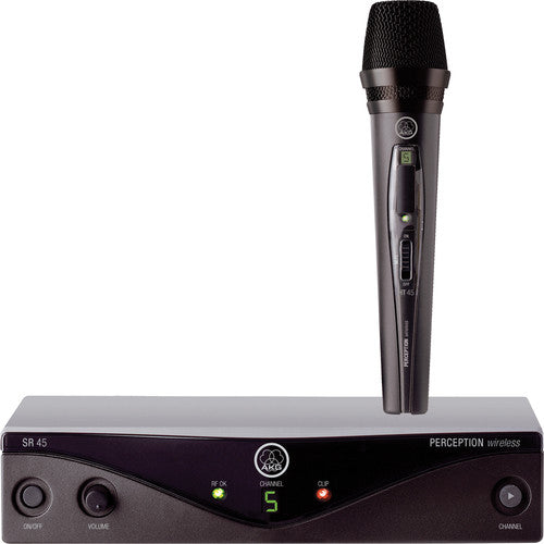AKG Perception Wireless Vocal Set Micrófono Inalámbrico 8 Frecuencias 530-560 MHz