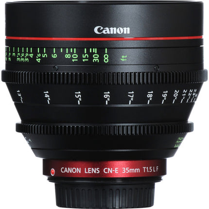 Canon CN-E 35mm T1.5 L F Lente Cinema Prime Apertura T1.5 Montura EF