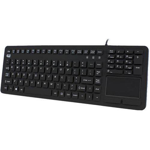 Adesso SlimTouch 270 Teclado con Touchpad Antimicrobiano USB y Diseño Impermeable