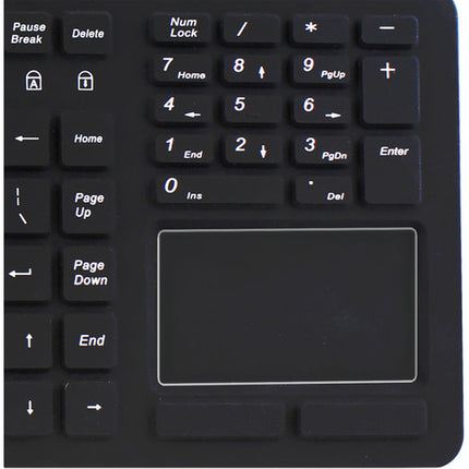 Adesso SlimTouch 270 Teclado con Touchpad Antimicrobiano USB y Diseño Impermeable