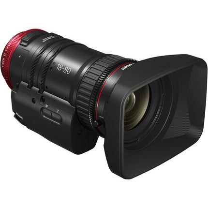Canon CN-E 18-80mm T4.4 Compact-Servo Lente Zoom Cine EF Mount 2.65 lb 9 Palas Iris