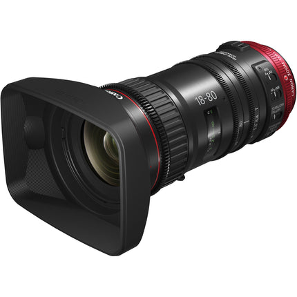 Canon CN-E 18-80mm T4.4 Compact-Servo Lente Zoom Cine EF Mount 2.65 lb 9 Palas Iris