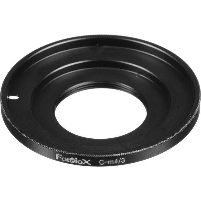 FotodioX Adaptador Montura para Lente C-Mount a Micro Cuatro Tercios con Enfoque Infinito y Aluminio Anodizado