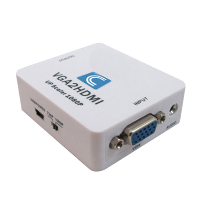 Comprehensive VGA2HD01 Convertidor de VGA a HDMI con Audio y Escalador 1080p USB