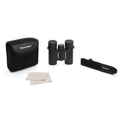 Celestron Outland X 10x25 Prismáticos BAK4 Impermeables con Funda
