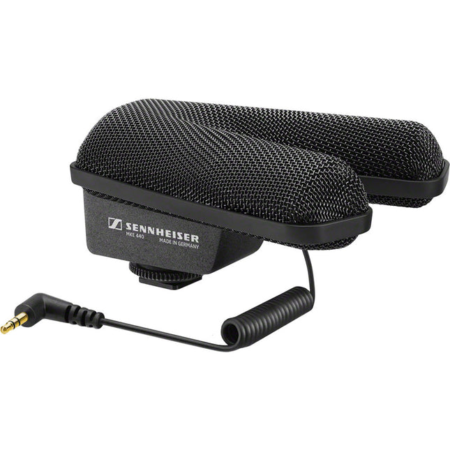 Sennheiser MKE 440 Micrófono Compacto Estéreo Shotgun Dos Elementos 50 Hz-20 kHz