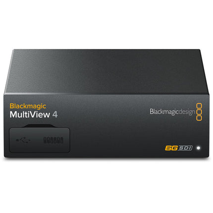 Blackmagic Design MultiView 4 Monitor multiview 4 entradas 6G-SDI soporte 4K Chasis aluminio