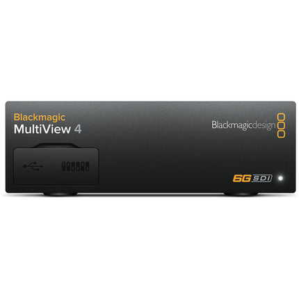 Blackmagic Design MultiView 4 Monitor multiview 4 entradas 6G-SDI soporte 4K Chasis aluminio