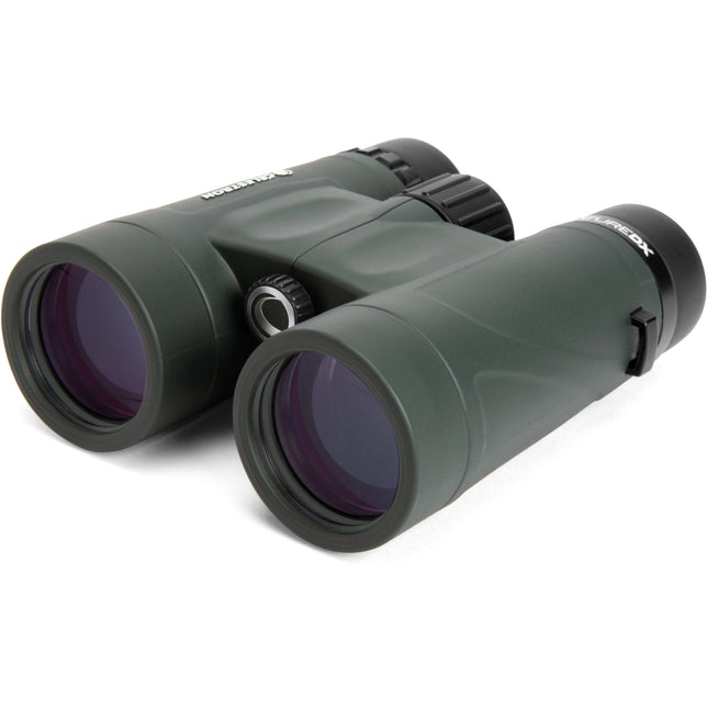 Celestron 10x42 Nature DX Prismáticos Verde 58º Gran Angular 6.5' Enfoque Cercano