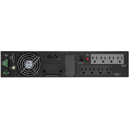 CyberPower Smart App UPS Online 2 RU Rack/Torre 1000VA 900W 8 Salidas Batería