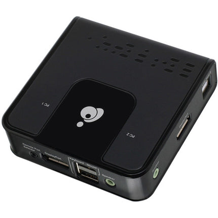IOGEAR 2-Port DisplayPort KVM Switch con soporte 4K 4096x2160 y cables incluidos