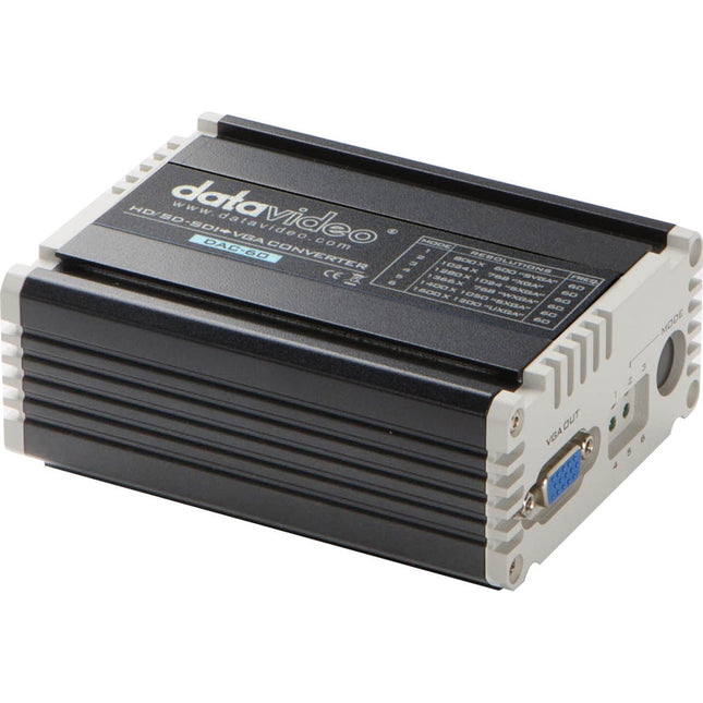 Datavideo DAC-60 Convertidor y Escalador SD HD 3G-SDI a VGA con Proc Amp y Detección Automática