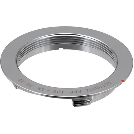 FotodioX Pro Adaptador de Objetivo M39 a Leica M Metal Chrome Montura
