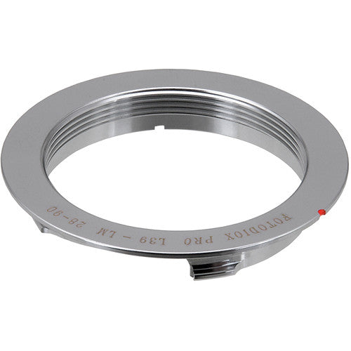 FotodioX Pro Adaptador de Objetivo M39 a Leica M Metal Chrome Montura