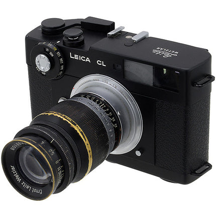 FotodioX Pro Adaptador de Objetivo M39 a Leica M Metal Chrome Montura