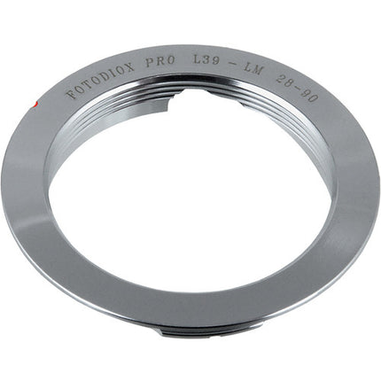 FotodioX Pro Adaptador de Objetivo M39 a Leica M Metal Chrome Montura