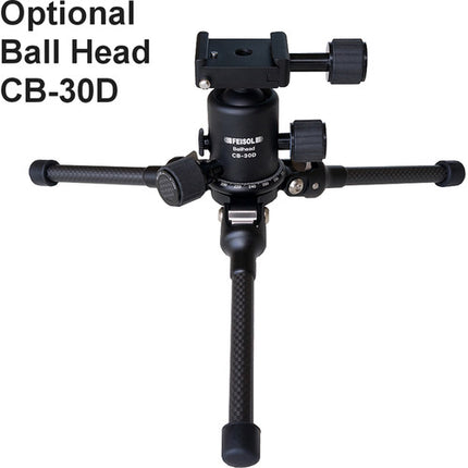 FEISOL TT-15 Mark 2 Mini trípode de fibra de carbono capacidad 8kg altura 14 5cm