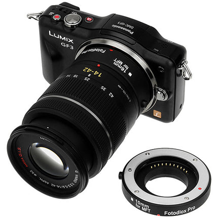 FotodioX Pro Kit de Tubos de Extensión Macro Automático 10mm 16mm para Micro Cuatro Tercios