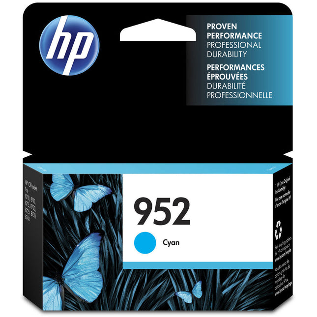 Cartucho de Tinta HP 952 Cyan para OfficeJet Pro 8700 700 Páginas