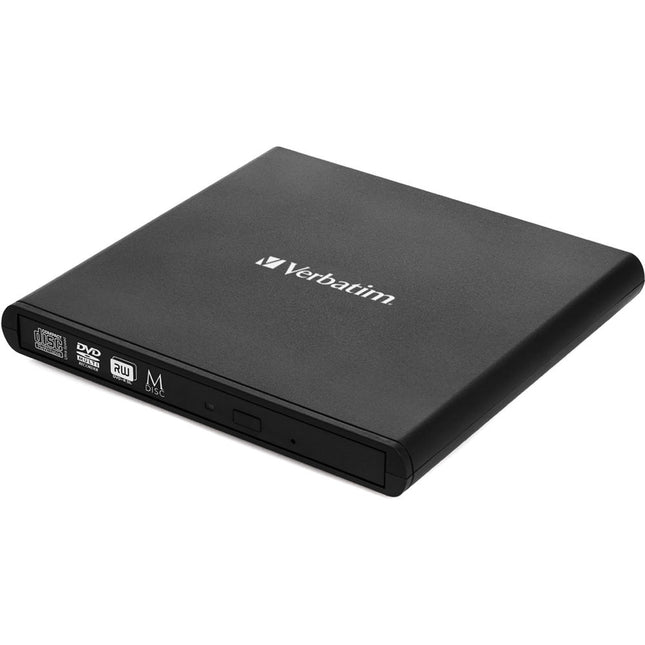 Verbatim External Slimline CD/DVD Writer Grabadora Externa 8X DVD 24X CD USB 2.0