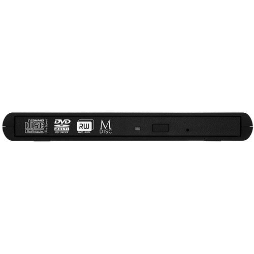 Verbatim External Slimline CD/DVD Writer Grabadora Externa 8X DVD 24X CD USB 2.0