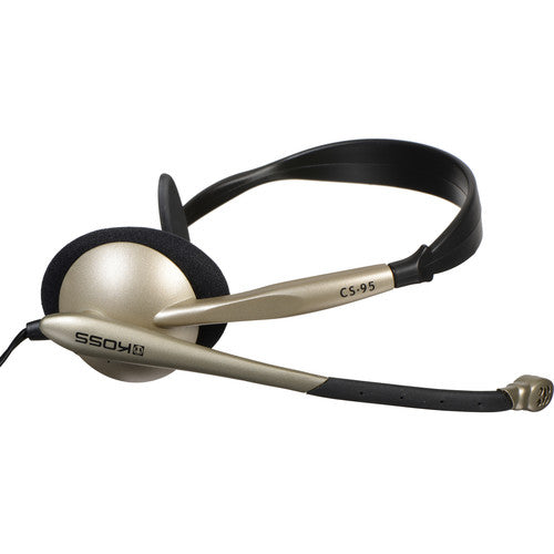 Koss CS95 Auriculares Mono con Cancelación de Ruido Cable 8 Pies