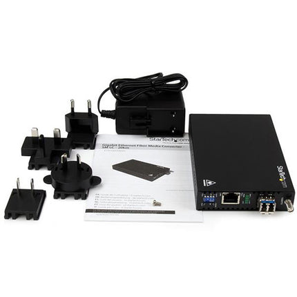 StarTech 1000 Mb/s Convertidor de Medios Ethernet Fibra Monomodo 20 km