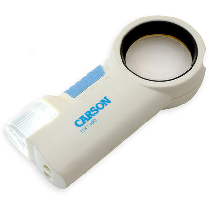 Carson CP-32 Lupa con Luz LED Aumento 9x Ligera con Funda y Cordón