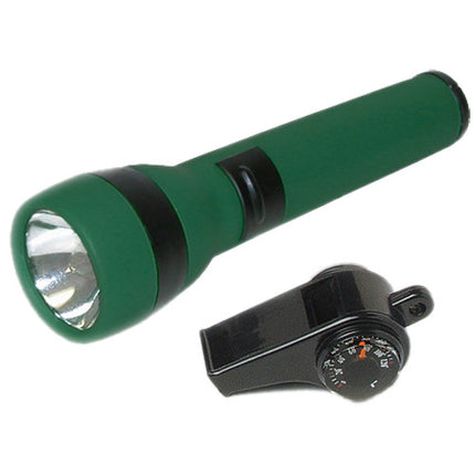 Carson HU-401 AdventurePak Binoculares 5x30 Linterna Brújula Termómetro Silbato
