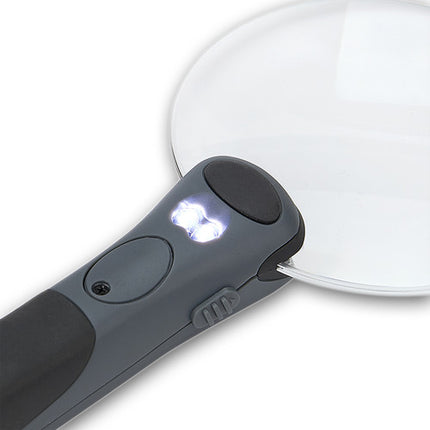 Carson RM-95 Lupa Iluminada 2x con LED Blanco y Estuche Suave