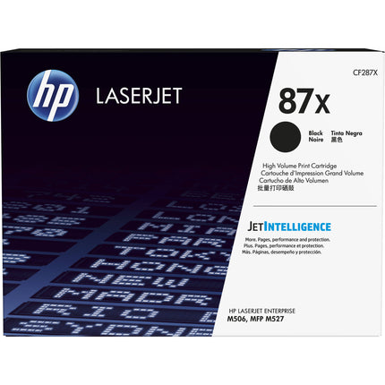 Cartucho de tóner negro HP 87X High Yield para LaserJet 18000 páginas