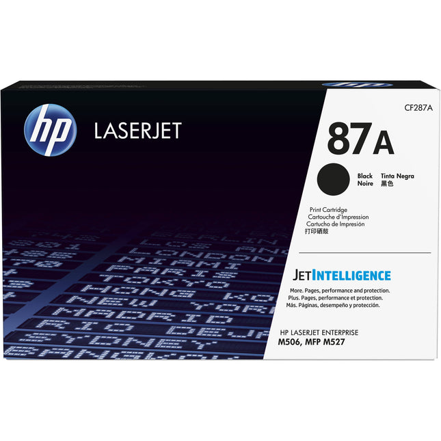 Cartucho de Tóner Negro HP 87A para LaserJet Rendimiento 9000 Páginas